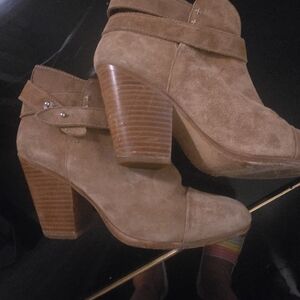 rag & bone Brown Suede Heeled Boots